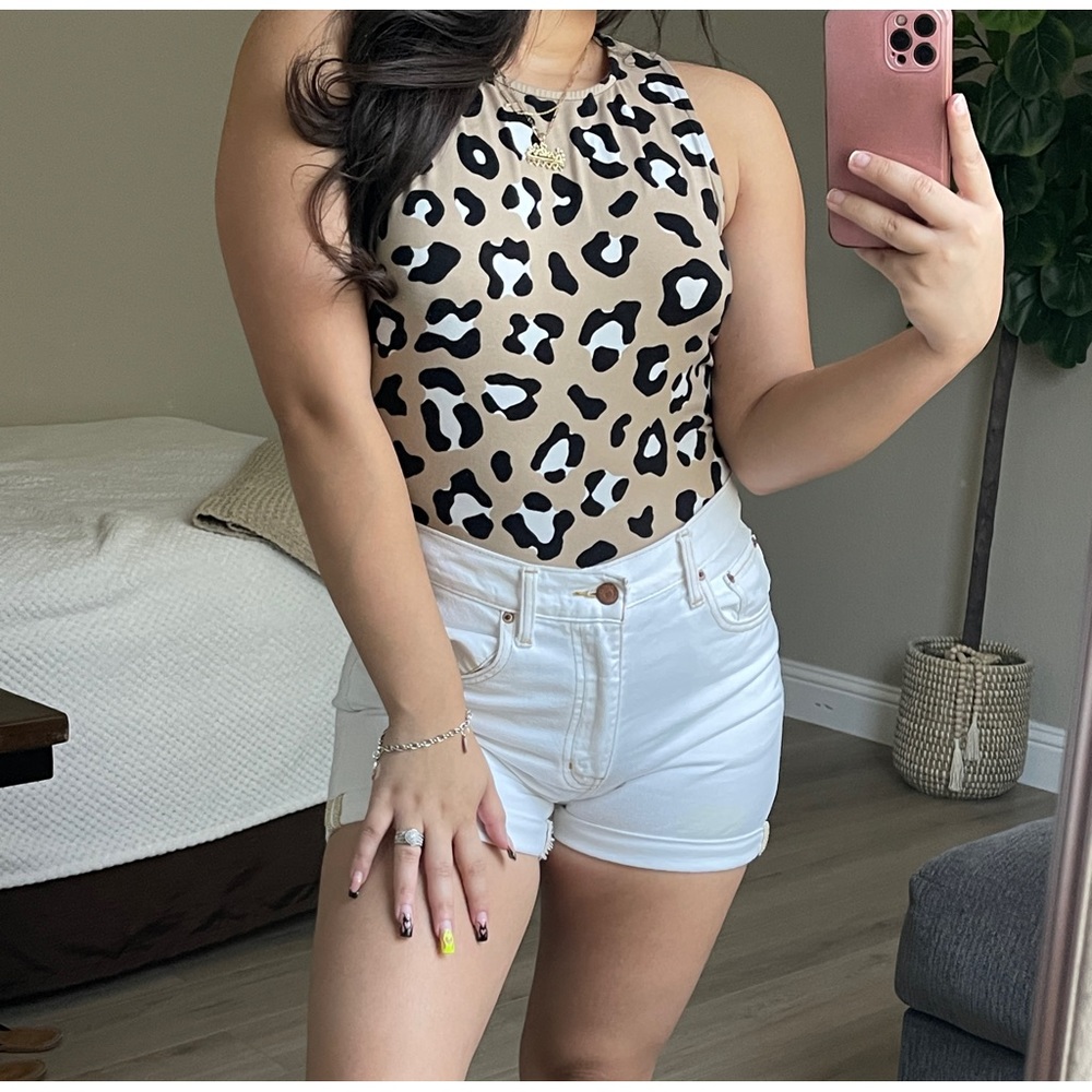 Leopard cheetah tank top
